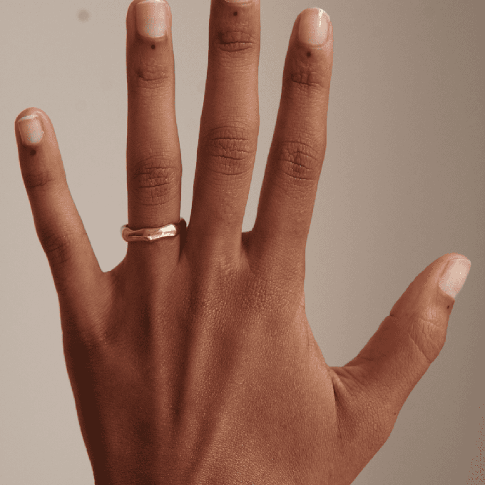 THE BAMBOO RING - 18k gold vermeil from Bound Studios