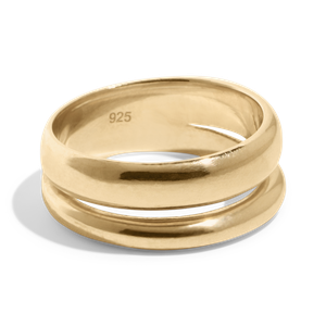 THE BOBBIE RING - 18k gold vermeil from Bound Studios