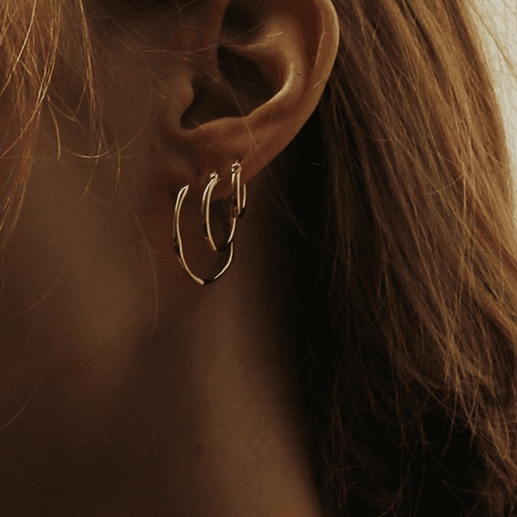 THE COCO HOOP - Solid 14k gold from Bound Studios