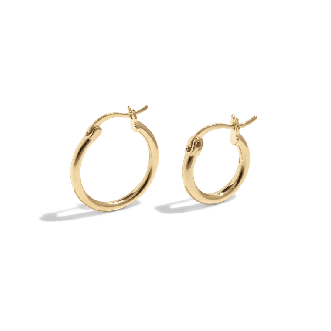 THE ESSENTIAL HOOP SET - 18k gold vermeil from Bound Studios