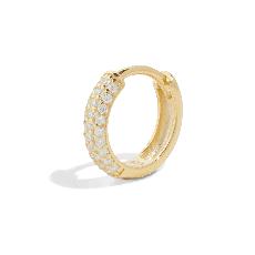 THE AURORA HOOP M - 18k gold vermeil via Bound Studios