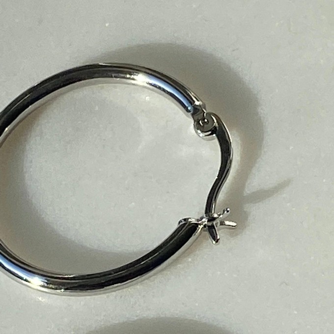 THE BASE HOOP M - sterling silver from Bound Studios