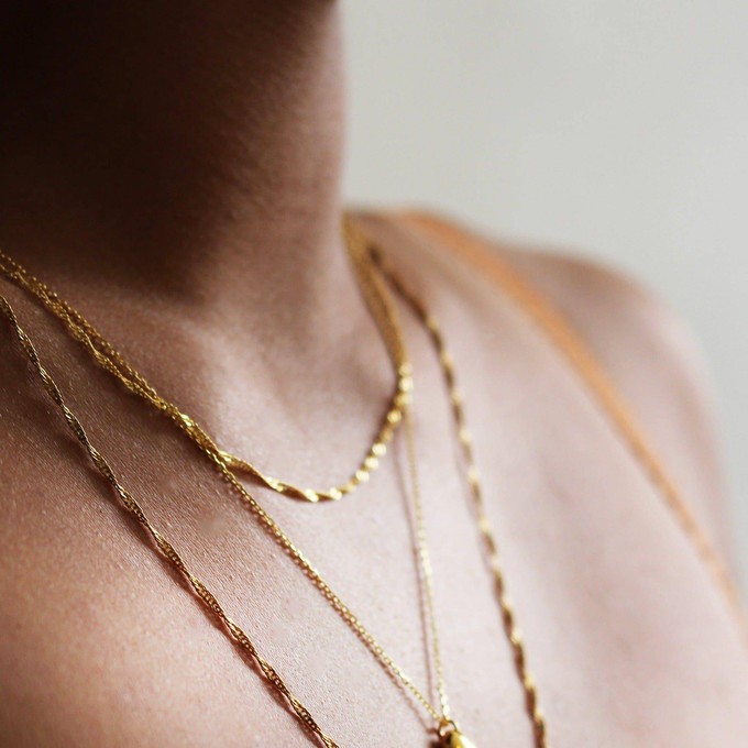 THE RAVEN NECKLACE - 18k gold plated from Bound Studios