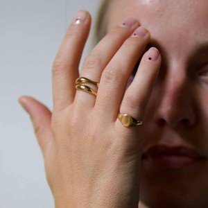 THE MALU RING  - 18k gold plated from Bound Studios