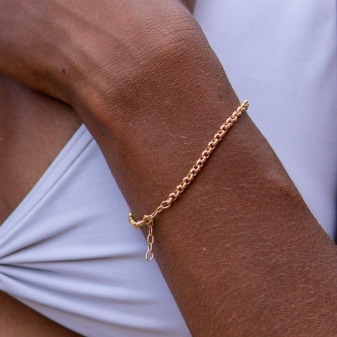 THE RILEY ROLO BRACELET - 18k gold vermeil from Bound Studios