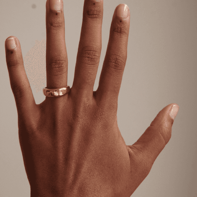 THE HARPER RING - solid gold from Bound Studios