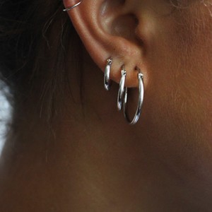 ALL THE BASE HOOPS - 18k gold vermeil from Bound Studios