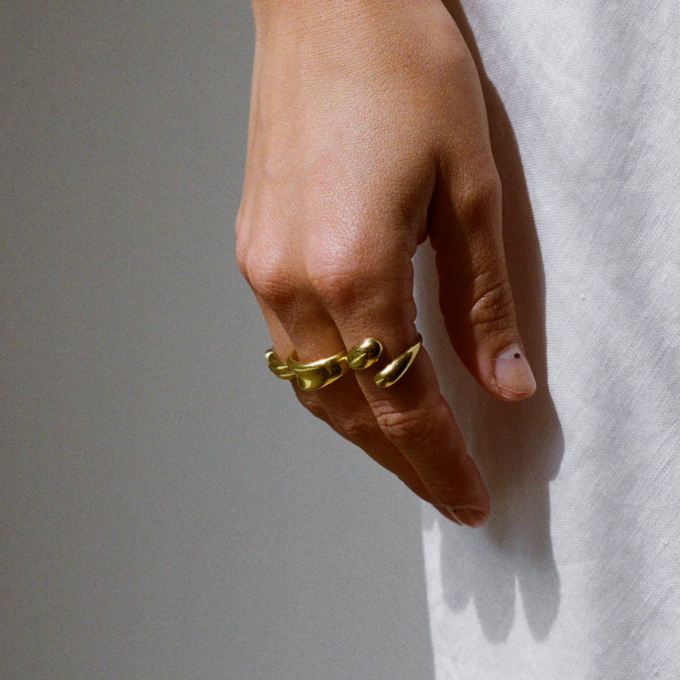 THE AVA RING - Solid 14k gold from Bound Studios