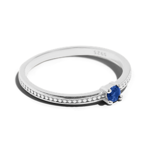 THE EMMA RING BLUE - sterling silver from Bound Studios