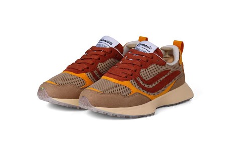 G-Marathon sneaker - Beige/Rust/Orange from Brand Mission