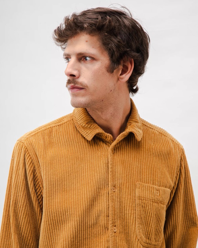 Corduroy Overshirt Kamel from Brava Fabrics