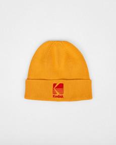 Kodak Logo Beanie Yellow via Brava Fabrics