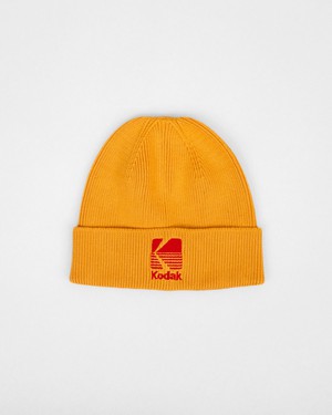 Kodak Logo Beanie Yellow from Brava Fabrics