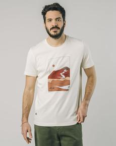 Gobi T-Shirt Ecru via Brava Fabrics