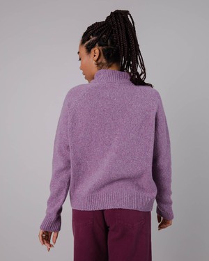 Perkins Pullover aus Wolle Grape from Brava Fabrics