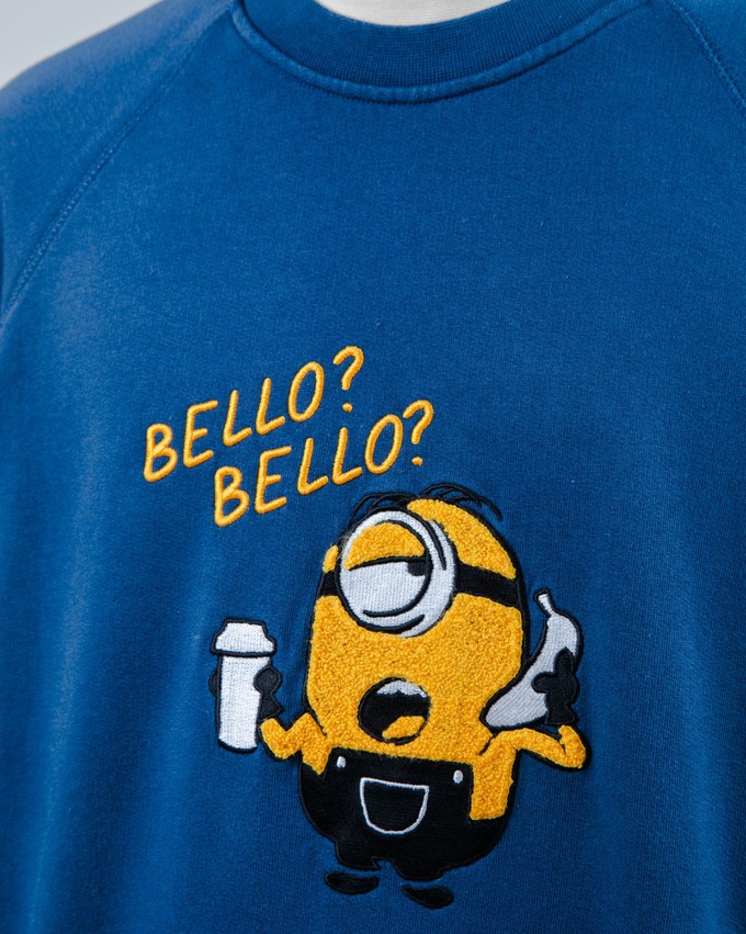 Minions Bello Bello Sweatshirt Blau from Brava Fabrics