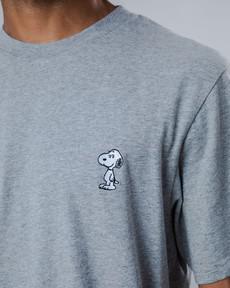 Peanuts Snoopy T-shirt Melangegrau via Brava Fabrics