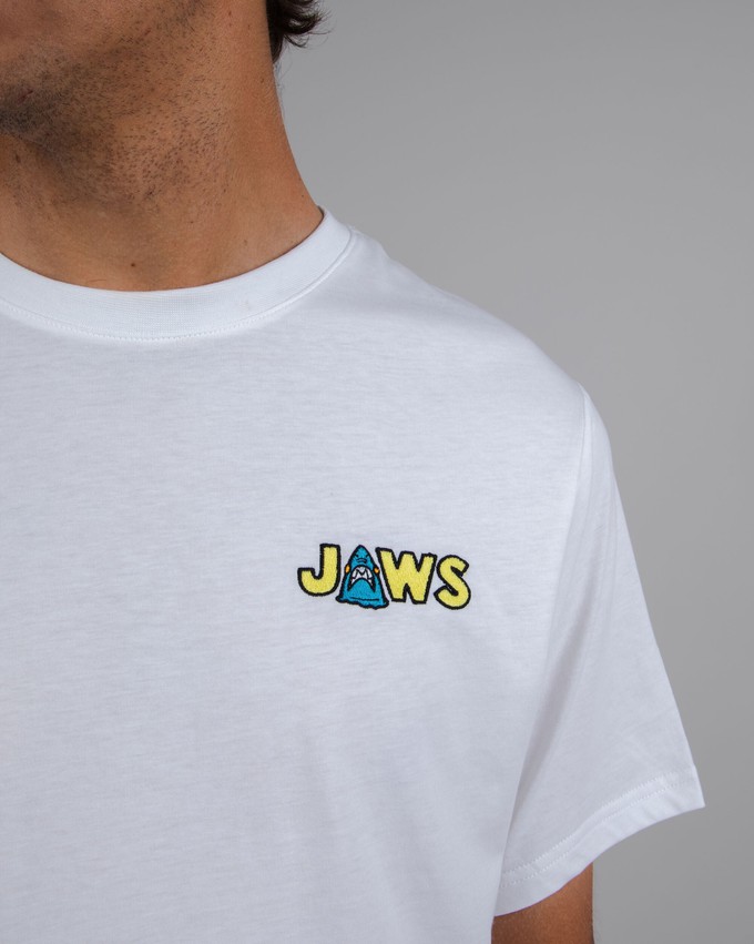 Jaws Unisex T-Shirt Weiß from Brava Fabrics