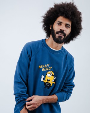 Minions Bello Bello Sweatshirt Blau from Brava Fabrics