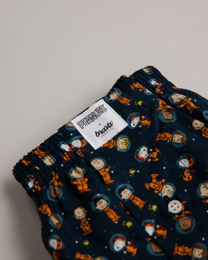 Peanuts Astronaut Boxershorts Navy from Brava Fabrics