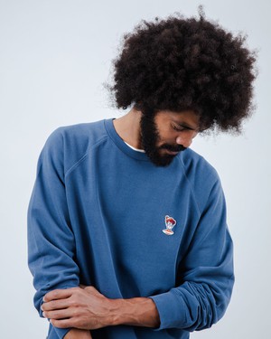 Where is Wally Patch Sweatshirt Blau from Brava Fabrics