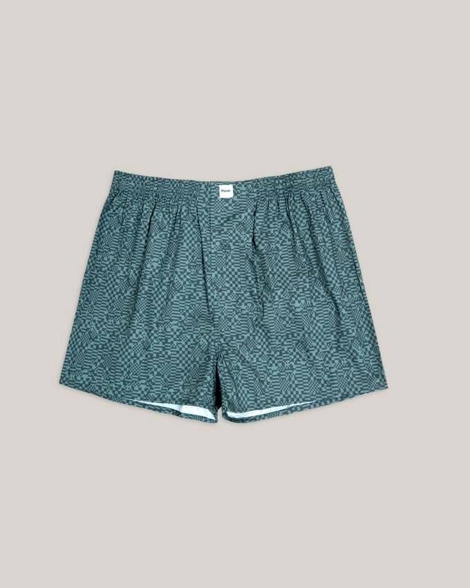 Pixel Boxershorts Green from Brava Fabrics