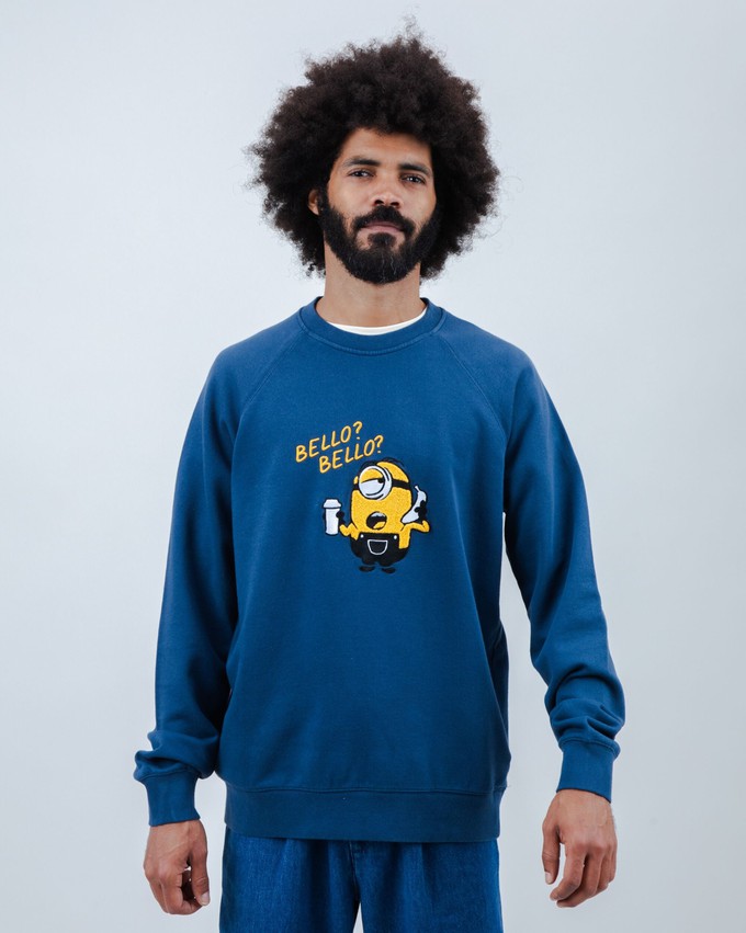 Minions Bello Bello Sweatshirt Blau from Brava Fabrics