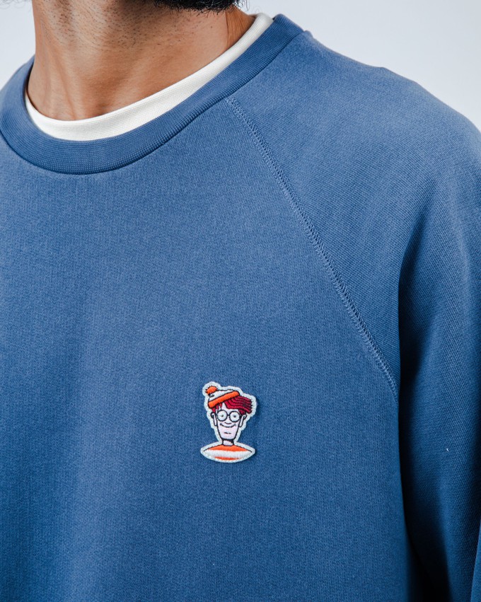 Where is Wally Patch Sweatshirt Blau from Brava Fabrics