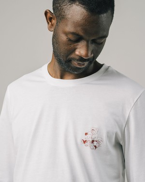 Sleight Langarm-T-Shirt White from Brava Fabrics