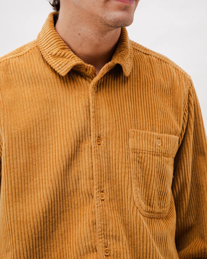 Corduroy Overshirt Kamel from Brava Fabrics