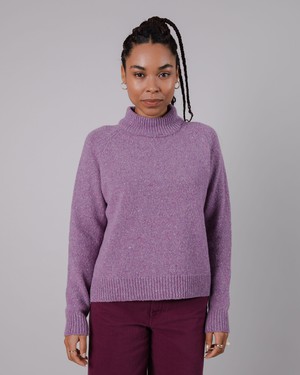 Perkins Pullover aus Wolle Grape from Brava Fabrics