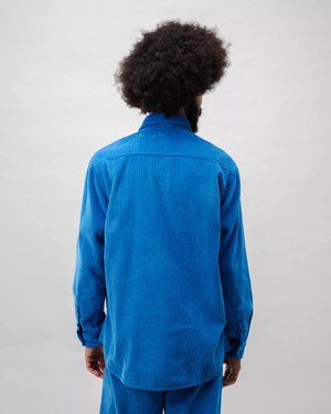 Corduroy Overshirt Blau from Brava Fabrics