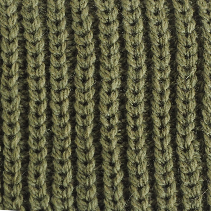 Wristwarmers N°1 - DutchMerino (M-Olive green) from BROL - Bewust Breigoed