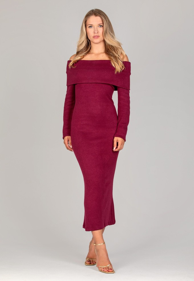 Bonnie Dress Bordeaux from C by Stories