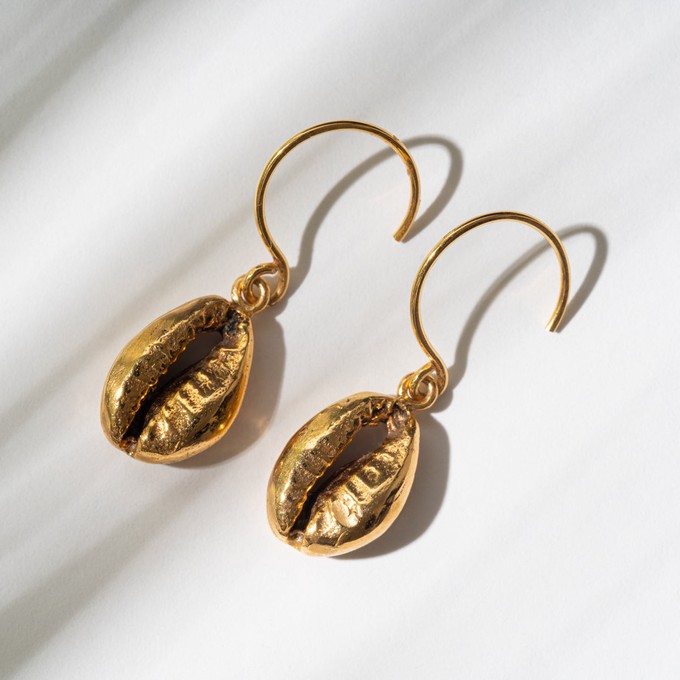 Concha Earrings Gold from Cano