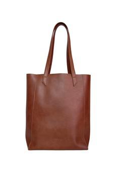 Basic shoulder bag - Hazelnut via CANUSSA