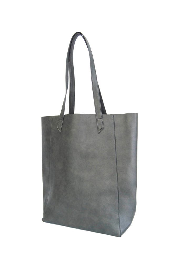 Basic shoulder bag - Grey from CANUSSA