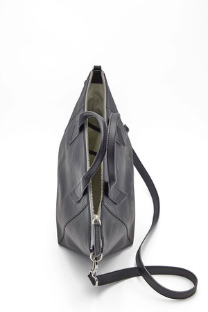 Trotto crossbody bag - Black/Grey from CANUSSA