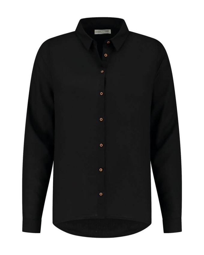 Michelle Shirt Black Tencel from Charlie Mary