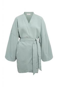 Alice Mint Crinkle Gauze Kimono via Chillax