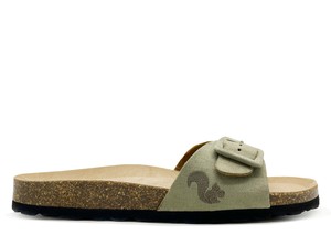 thies 1856 ® Eco Bio Covered Strap Sandal vegan khaki (W/X) from COILEX