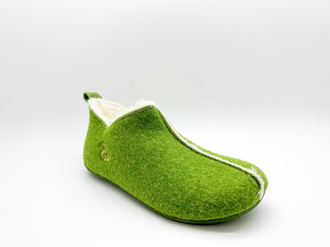 thies 1856 ® Slipper Boots light green with Eco Wool (W) from COILEX