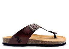 thies 1856 ® Eco Leather Thong Sandal dark brown (W/M/X) via COILEX
