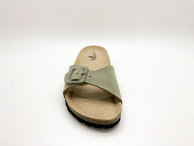 thies 1856 ® Eco Bio Covered Strap Sandal vegan khaki (W/X) from COILEX