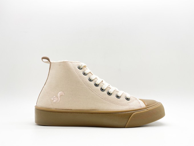 thies ® Organic Cotton Hi Sneaker vegan light peach (W/X) from COILEX