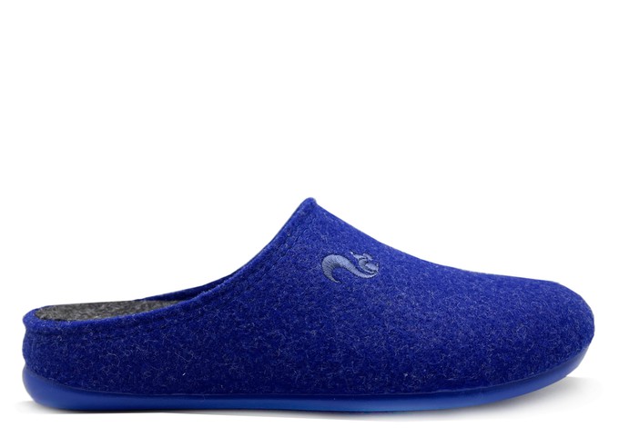 thies 1856 ® Recycled PET Slipper vegan cobalt (W/X) from COILEX