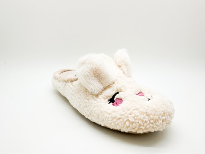 thies 1856 ® Organic Rabbit Slipper vegan off white (W/X) from COILEX