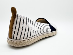 thies ® Mallorca Organic Cotton Espadrille vegan navy stripe (W) from COILEX