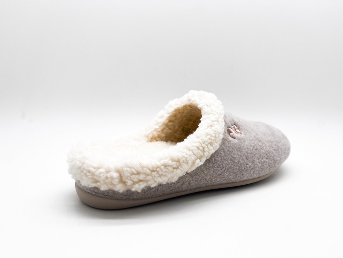 thies 1856 ® Organic Cozy Slipper taupe (W/X) from COILEX