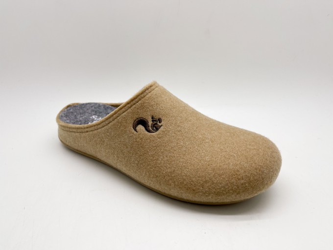 thies 1856 ® Recycled PET Slipper vegan camel (W/X) from COILEX